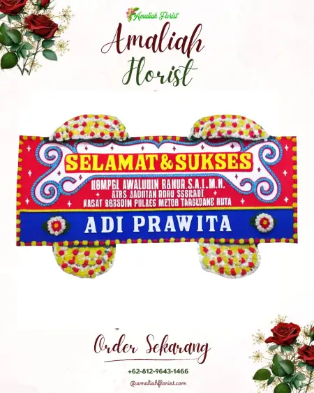Papan Bunga Ucapan Selamat Ngadirejo
