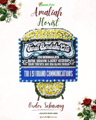 Papan Bunga Duka di Ngadirejo